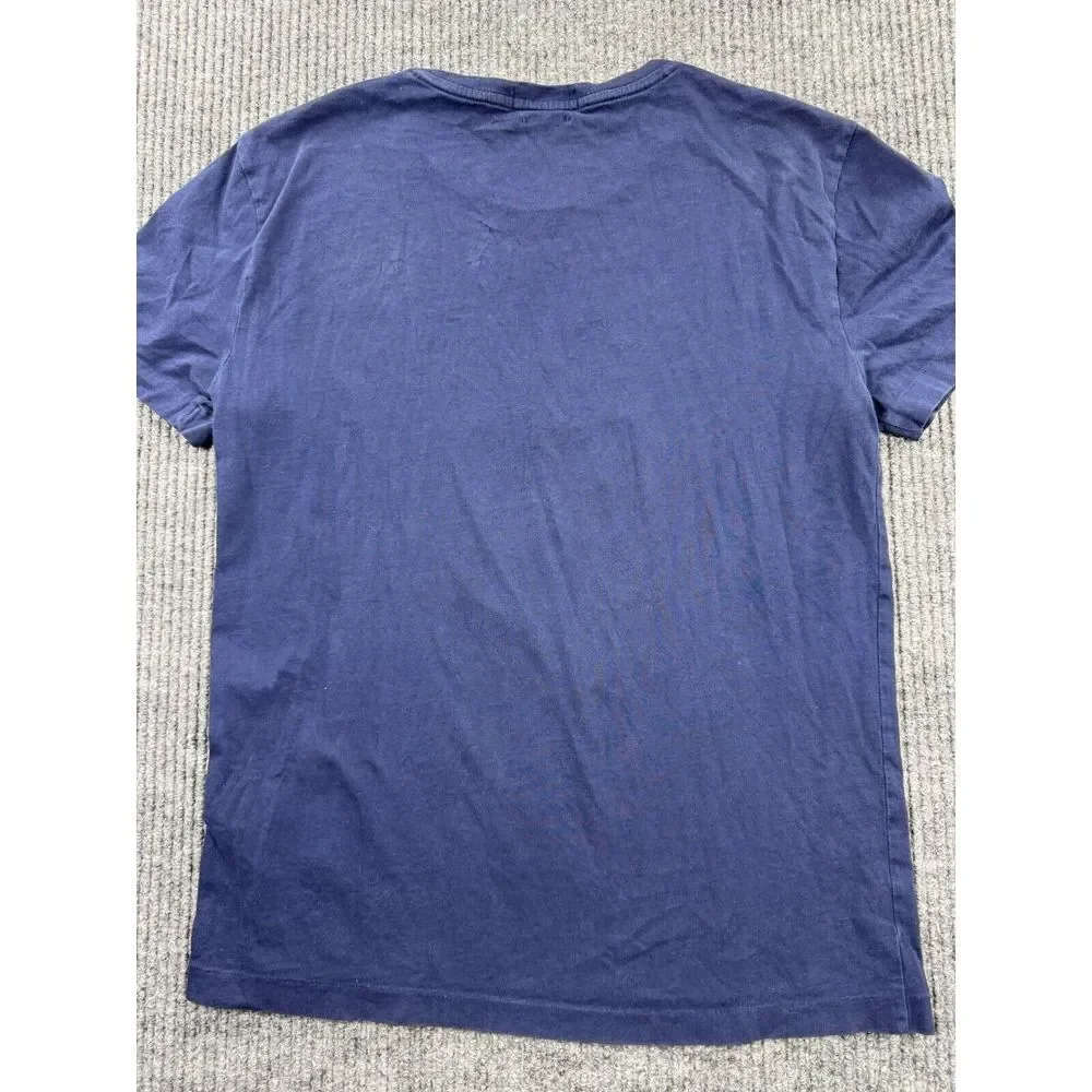 Polo Ralph Lauren Shirt Mens Small Blue Tee Stadium Shield USA Track Hurdle Wing